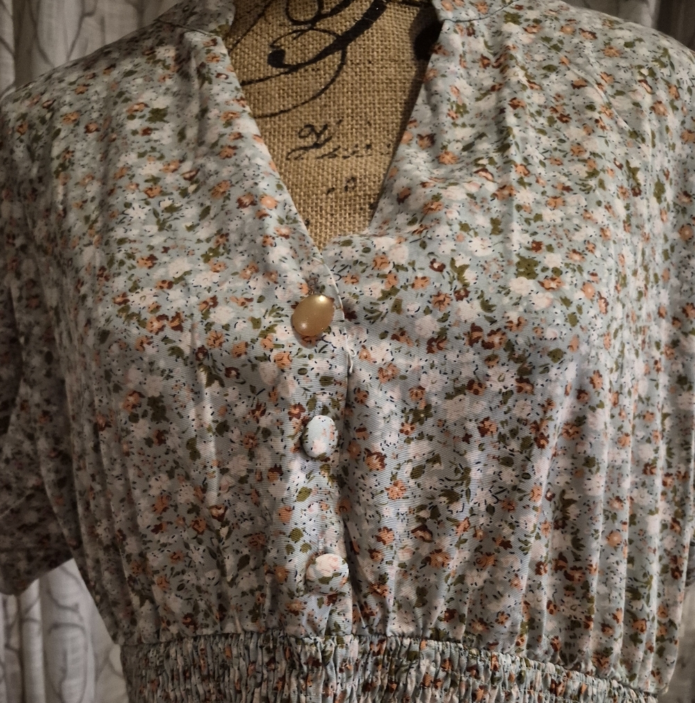 Floral Button-Up Dress